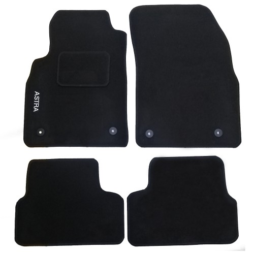 Tappetini Auto In Moquette Per Opel Astra J Con 4 Clip Di Fissaggio Tappetini Auto In Moquette Per Opel Astra J Con 4 Clip Di Fissaggio